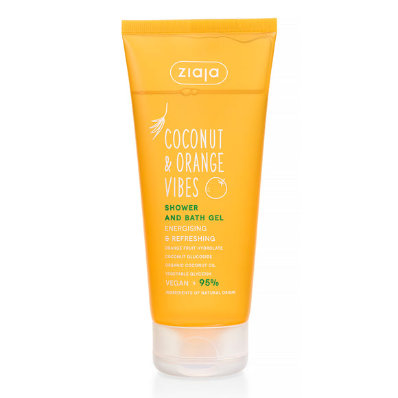 Coconut & orange vibes shower & bath gel