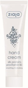 Silk proteins hand cream