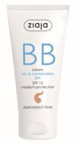 BB cream - oily combination skin - dark/peach tone