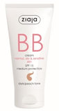 BB cream - normal, dry, sensitive skin - dark/peach tone