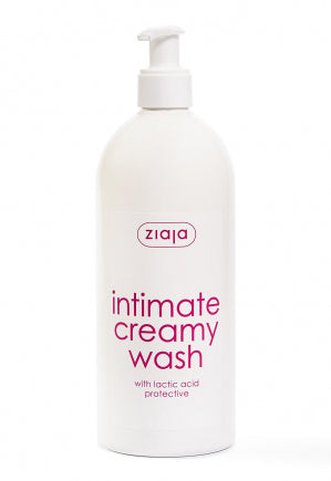 intimate creamy wash with lactic acid