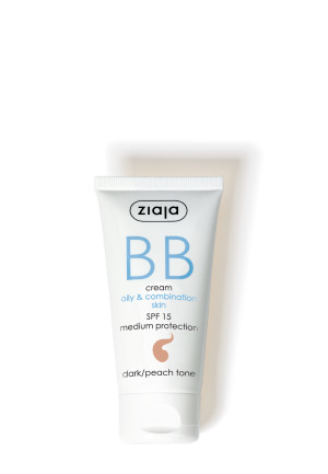 BB cream - oily combination skin - dark/peach tone