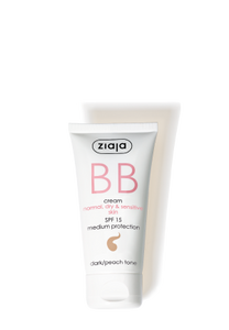 BB cream - normal, dry, sensitive skin - dark/peach tone