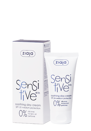 Sensitive skin soothing day cream