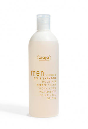 Men mountain pepper shower gel & shampoo